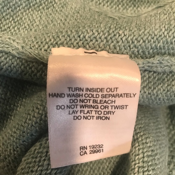 Vintage Alfred Dunner Pale Green Turtle Neck Sweater - Size Large - Picture 5 of 13